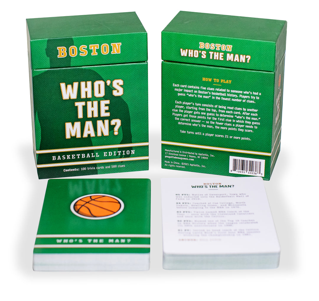 Who's The Man - Boston Basketball Trivia Game